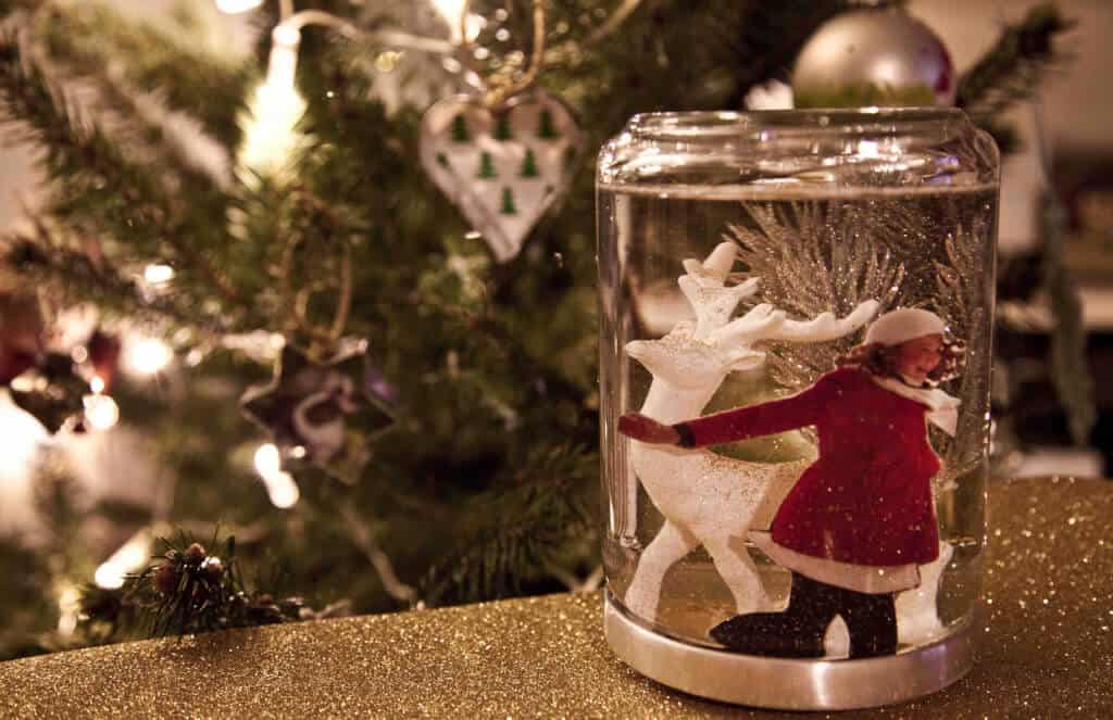 DIY Weihnachtsdeko basteln mit Fotos