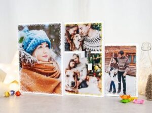 Foto Adventskalender mit Schokolade