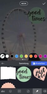Instagram Sticker einfügen bei Android