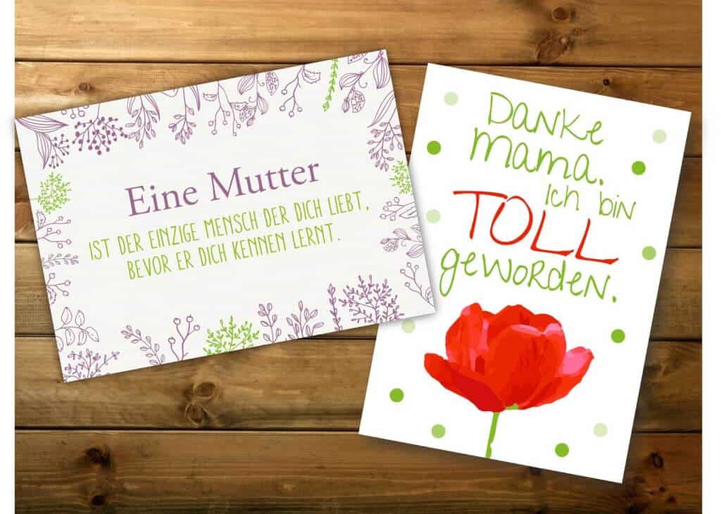 Muttertagsgeschenke Grußkarte