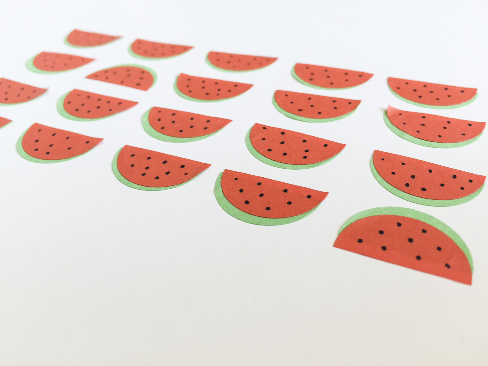 Melonensticker DIY