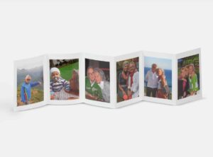 Eine schöne Idee zum Nikolaus: Ein Taschenalbum mit 12 Fotos