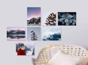 Wandbild Winter