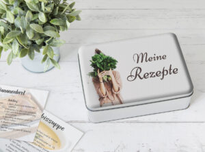 Postkarten auf Rezepten