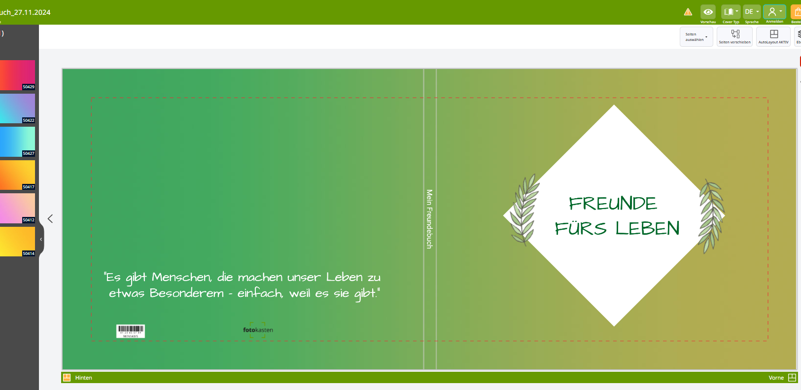 Freundebuch für Erwachsene