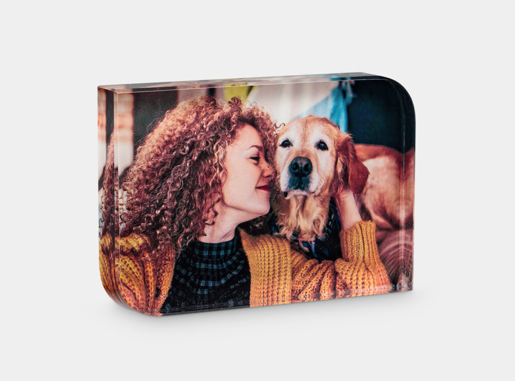 Glasfoto als Ostergeschenk
