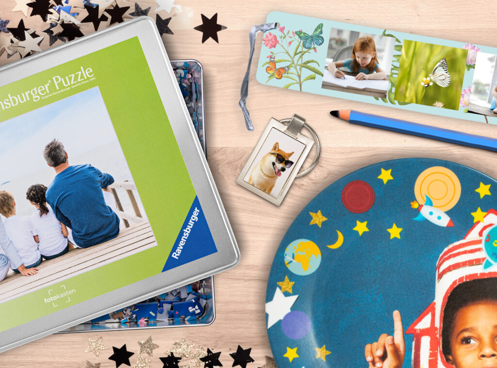 Geschenke zur Einschulung: mit den eigenen Fotos