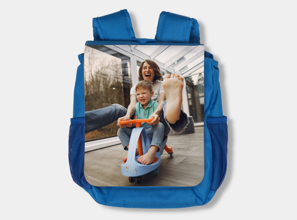 Kinderrucksack mit eigenem Foto