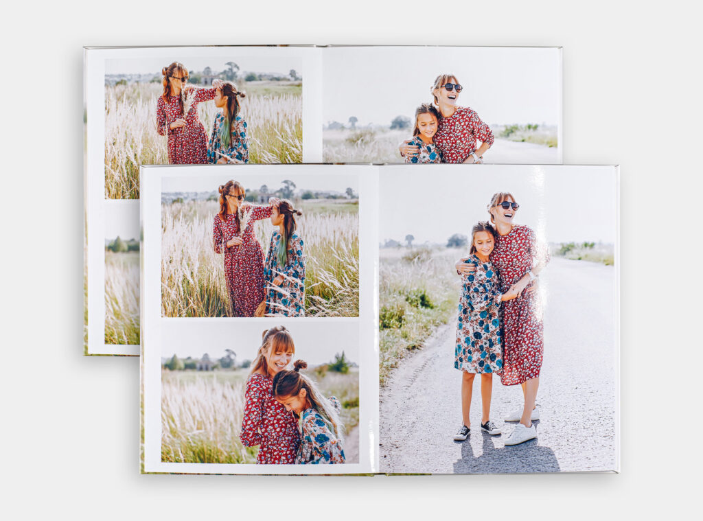 Fotobuch matt oder glänzend: Die Entscheidung ist individuell.