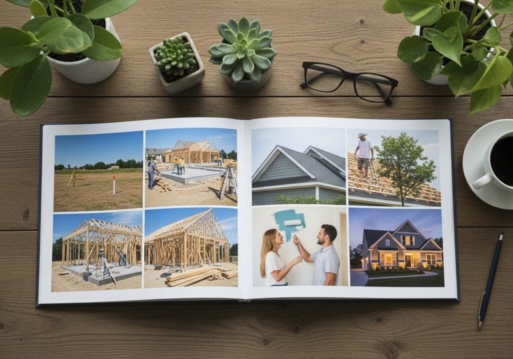 Fotobuch vom Hausbau gestalten: So geht's